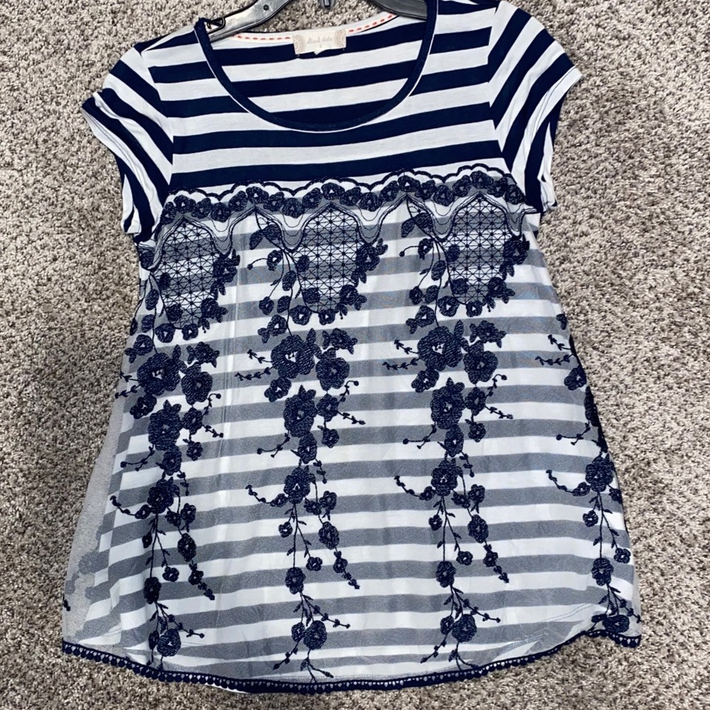 Altered state baby doll peplum top